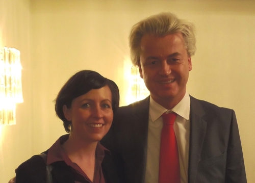 PRO KÖLN Stadträtin Judith Wolter und Geert Wilders